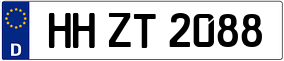Truck License Plate